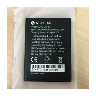 Replacement Battery Suits Aspera F40 Flip Mobile Phone (F40-B)